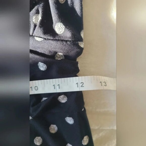 PEPPERBERRY Really super curvy polka dot midi dress black and white - Picture 9 of 13